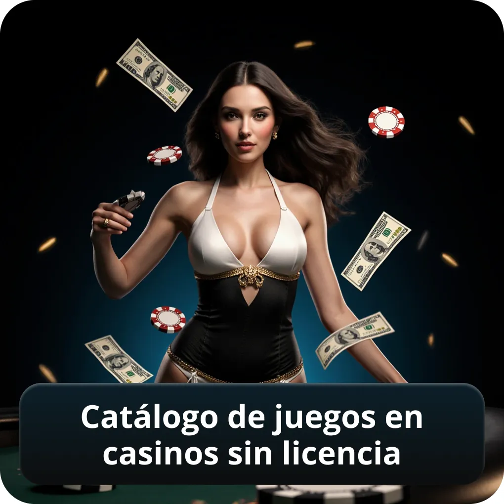Catálogo de juegos en casinos sin licencia