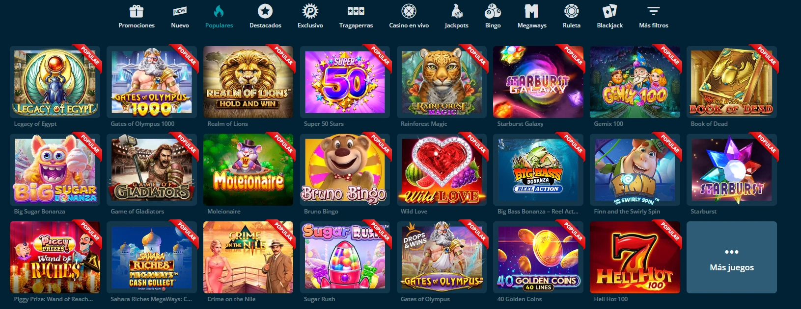 Los mejores juegos de casino con visa
